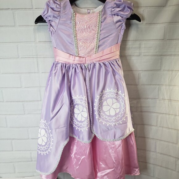 Nice New Disney Jr Sofia the First Purple Dress Costume size 3-5yrs - Picture 2 of 9